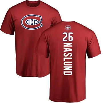 Men's Mats Naslund Montreal Canadiens Backer T-Shirt - Red