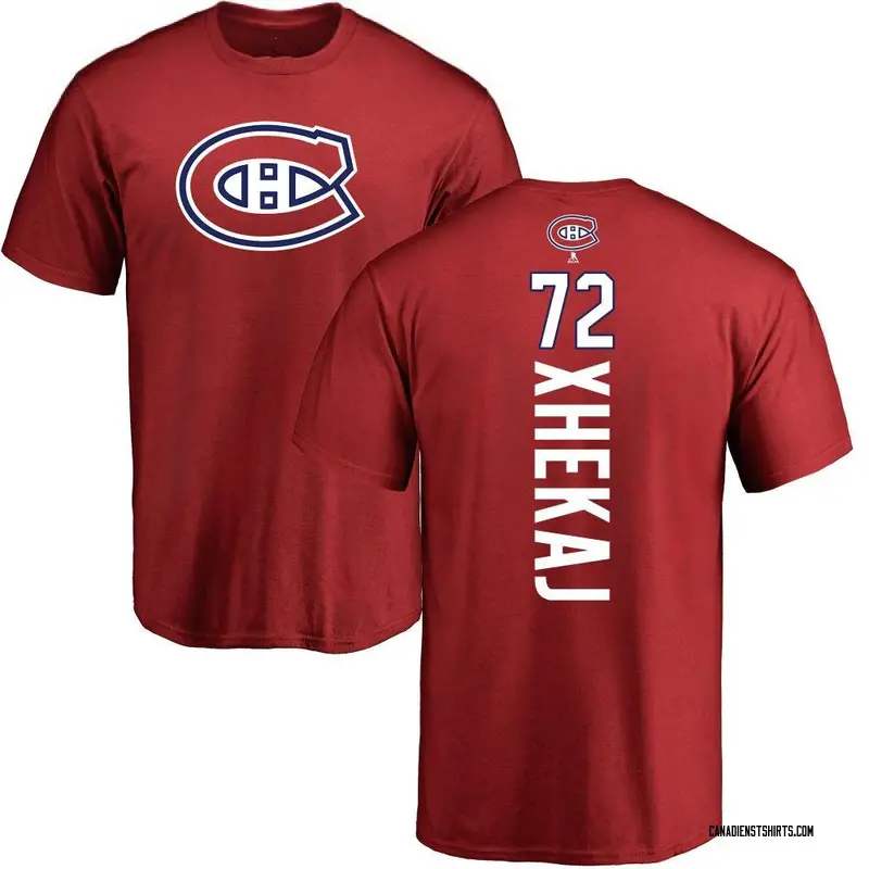 Youth Arber Xhekaj Montreal Canadiens Backer T-Shirt - Red
