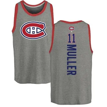Youth Kirk Muller Montreal Canadiens Backer Tri-Blend Tank Top - Ash