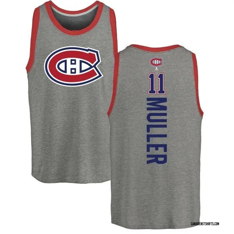 Youth Kirk Muller Montreal Canadiens Backer Tri-Blend Tank Top - Ash
