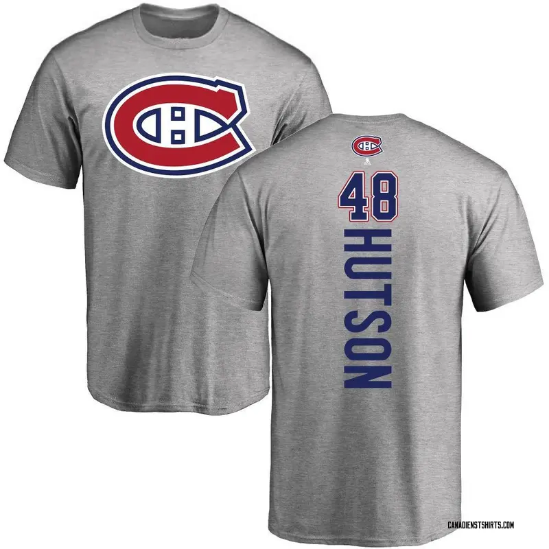 Youth Lane Hutson Montreal Canadiens Backer T-Shirt - Ash