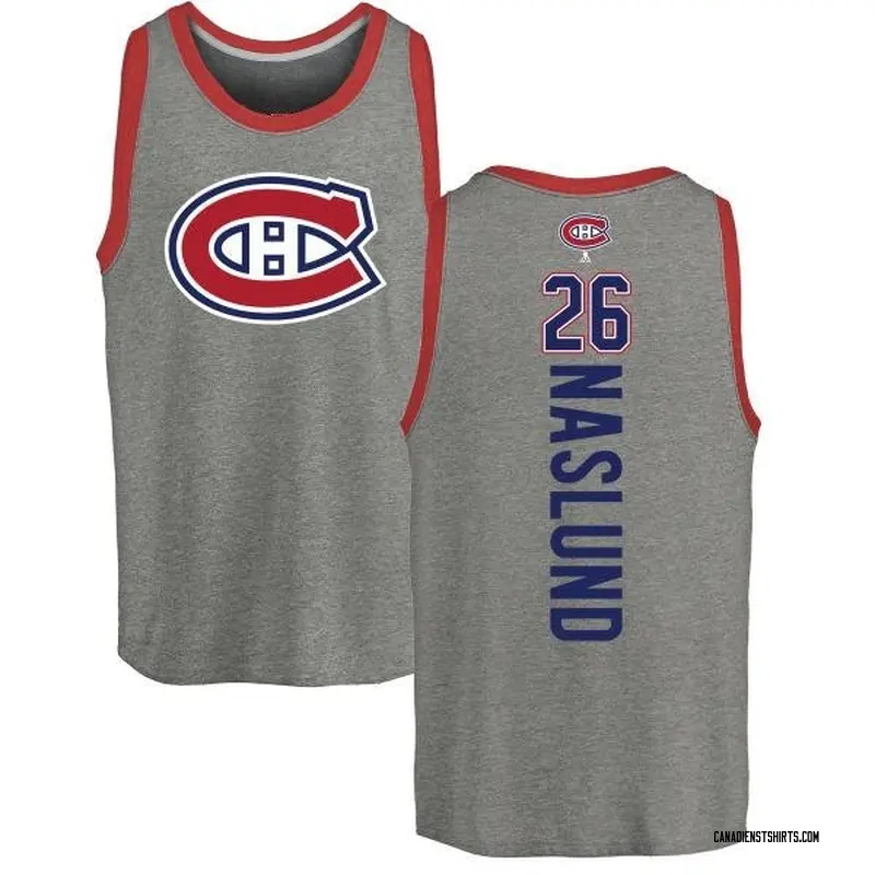 Youth Mats Naslund Montreal Canadiens Backer Tri-Blend Tank Top - Ash